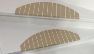 Tapis escalier ultragrip noir-blanc (250x730mm) de tapis d'escalier